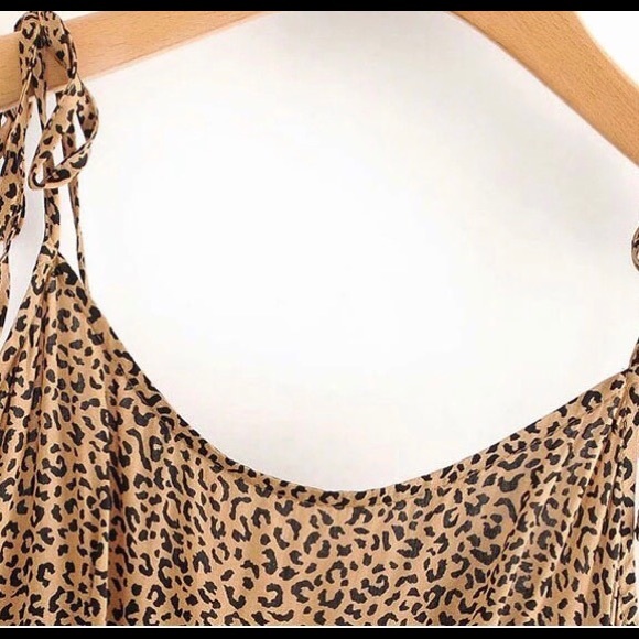 LAST 1🎉Leopard Mini Sun Dress - Picture 8 of 10